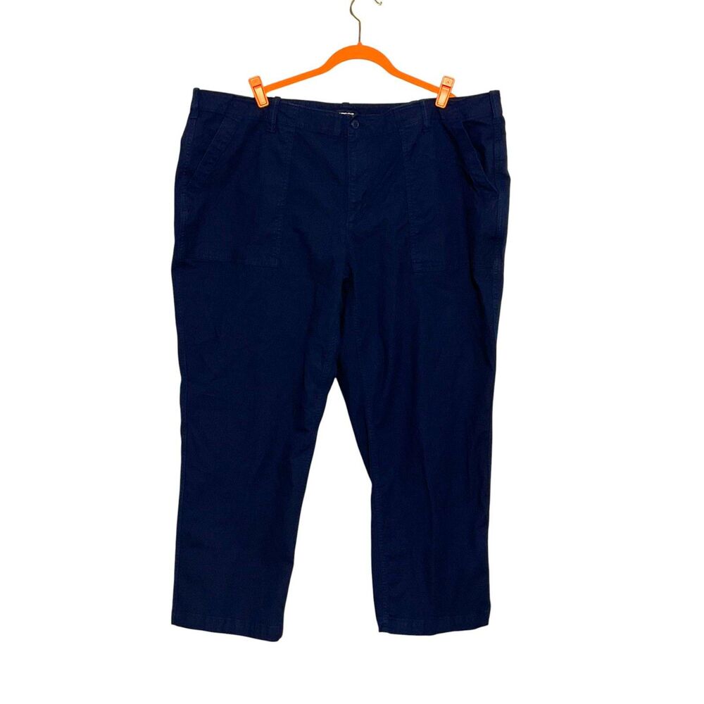 Lands' End Blue Plus Size Womens Pants 24W